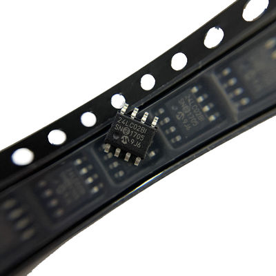 ذاكرة السيارات IC رقاقة EEPROM Serial-I2C 2K-Bit 256 X 8 3.3V / 5V 24LC02B-I / SN